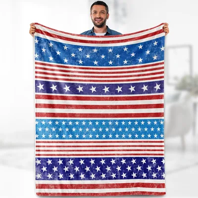 Patriotic Stars and Stripes Blanket for Every Flag Day Mood