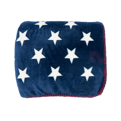 Patriotic Stars Blanket for Cozy Red, White and Blue Days