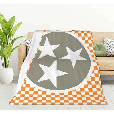 Three Stars Flag Design Blanket