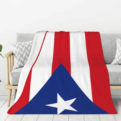 Puerto Rico Flag Design Blanket No. 2