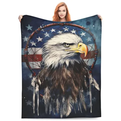 Bald Eagle with Dream Blanket