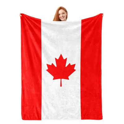 Canada Flag Maple Leaf Blanket No. 2