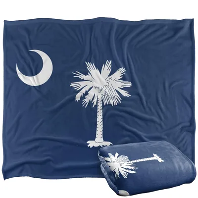 South Carolina State Flag Blanket: Palmetto and Moon Design