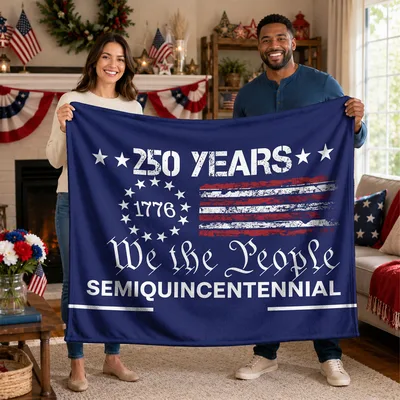 250 Years Blanket featuring We the People