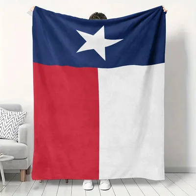 Texas Flag Design Blanket: Lone Star Throw for Home and Travel