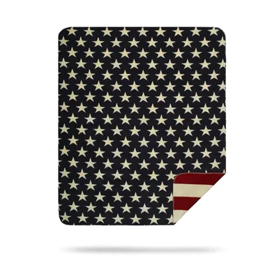 American Flag Stars Pattern Blanket: Classic Starry Night Design