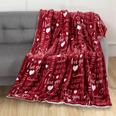 Lucky to Have You Blanket for Cozy Love Days