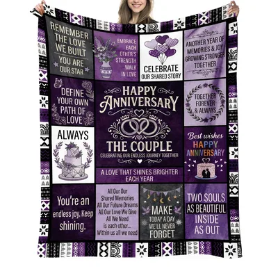 Remember The Love Blanket for Anniversaries and Couples