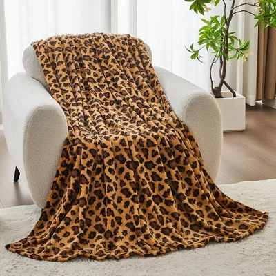 Leopard Print Pattern Blanket: Bold Cheetah Spot Design for Home