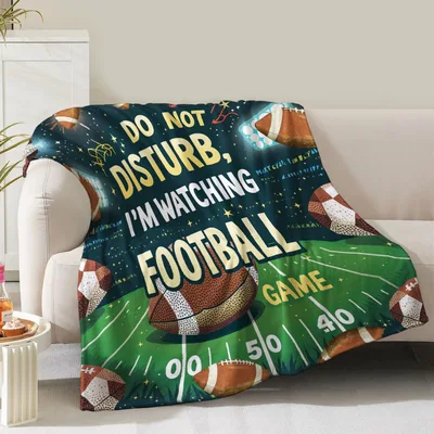 Do Not Disturb Blanket: Football Game Watcher Design