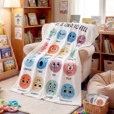 Feelings Faces Blanket: Ten Emotions for Little Ones