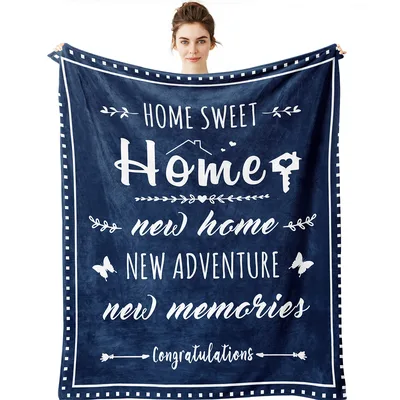 New Home Blanket: Cozy Housewarming Gift for New Owners