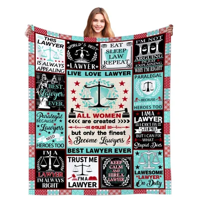 Best Lawyer Ever Blanket for Law Fans