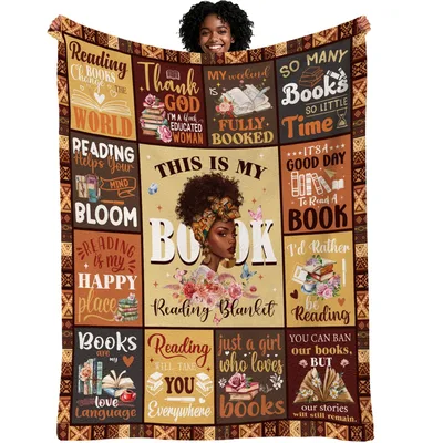 Reading Changes the World Blanket for Book Lovers