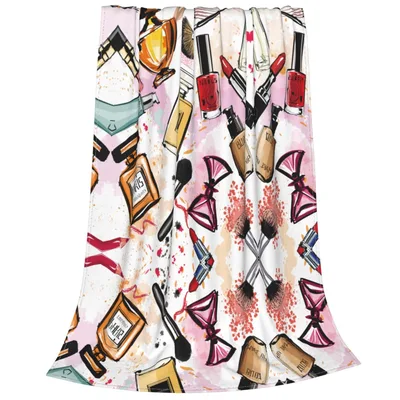 Makeup Lover Blanket for Beauty Fans and Vanity Dreamers