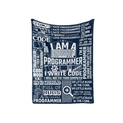 I Can Change Blanket: Programmer Coding Humor Throw