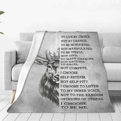 I Choose Blanket: A Crowned Deer and Self-Esteem Poem