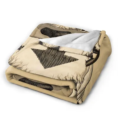 Geometric Triangle Pattern Blanket No. 2: Abstract Art Design