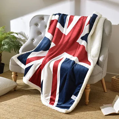 Union Jack Flag Design Blanket: Classic British Symbol for Cozy Living