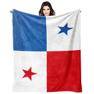 Panama National Flag Design Blanket: Cozy Panamanian Pride Throw