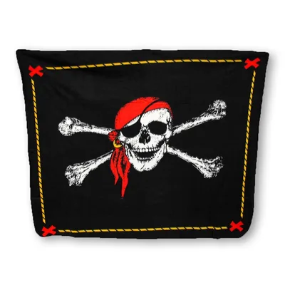 Jolly Roger Pirate Skull Blanket for Nautical Lovers