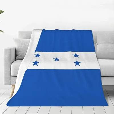 Honduras Flag Design Blanket: National Pride Soft Throw