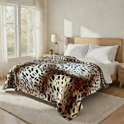 Leopard Spot Animal Print Blanket Bold Wild Pattern for Your Bed