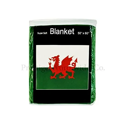 Welsh Red Dragon Flag Blanket No. 2