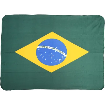 Brazil Flag Blanket: Order and Progress National Design