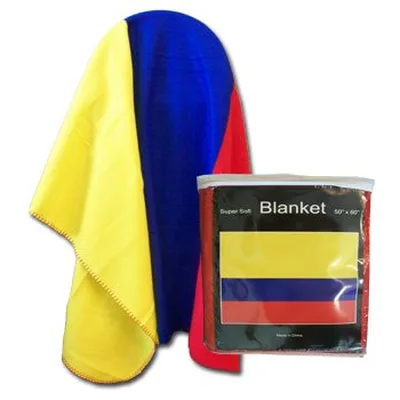 Colombia Flag Design Blanket: A Vibrant National Pride Throw
