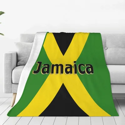 Jamaican Kingdom Flag Blanket: Bold Jamaica Design for Home