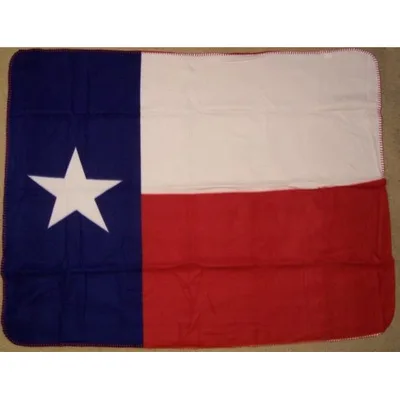 Texas State Flag Blanket No. 2: Lone Star Design for Home