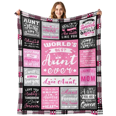 World's Best Aunt Blanket for Your Favorite Aunt