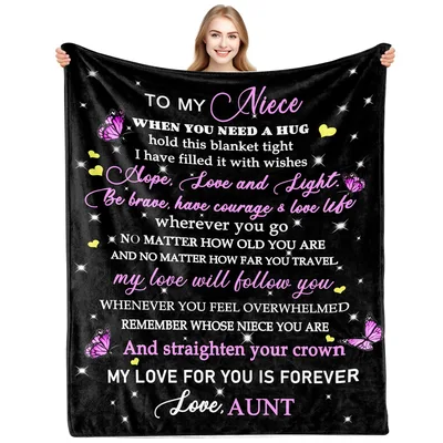 Niece from Aunt Blanket: A Hug You Can Wrap Up In