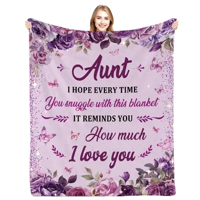 Aunt Love Blanket: A Soft Note From Your Niece
