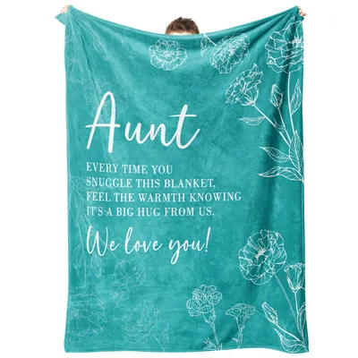 Aunt Every Time Blanket for the Aunt Who Feels Loved