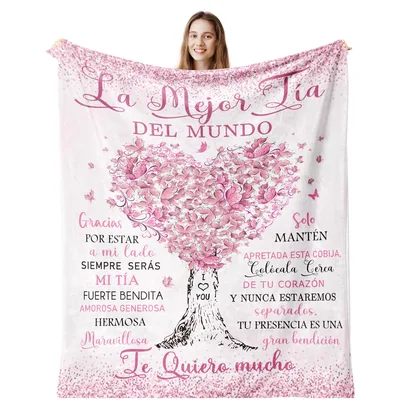 La Mejor Tía Del Blanket: A Heart of Butterflies for Your Aunt