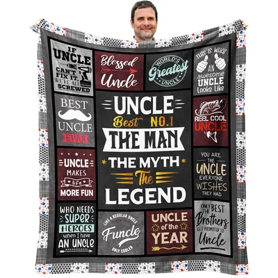 Uncle the Legend Blanket for the Man Who Fixes Everything