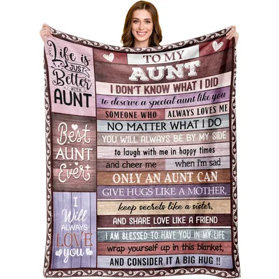Life Is Better with Aunt Blanket for Your Favorite Aunt