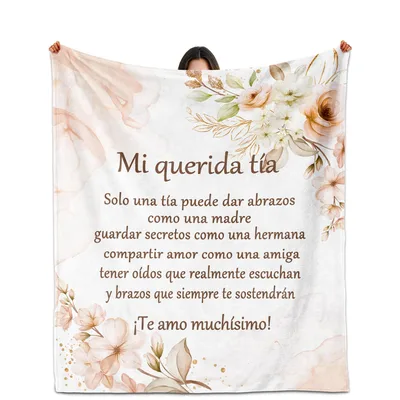 Mi querida Tía Solo Blanket: A Spanish Verse for Aunt