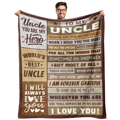 Uncle Wood Sign Blanket: A heartfelt tribute to the world's best uncle
