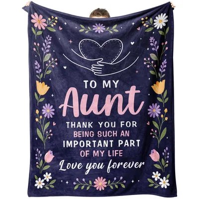 Aunt Appreciation Blanket: A Floral Thank-You for Her