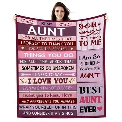 Thank You Aunt Blanket: A Letter Her Warmth Deserves