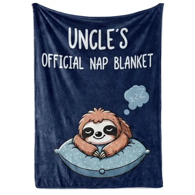Uncle's Official Nap Blanket for Sleepy Uncles