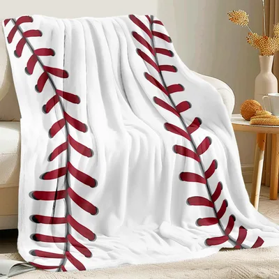 Stitch Blanket: Baseball Seam Design for Fans