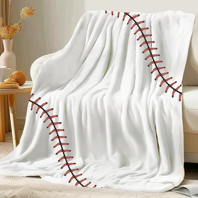 Baseball Stitch Design Blanket for Fans of the Game