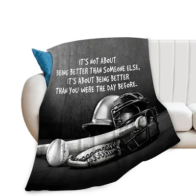 Baseball Catcher Blanket: Better Than Yesterday