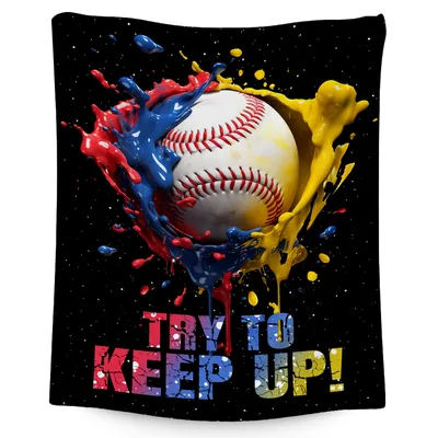 Keep Up Baseball Blanket for Sports Fans
