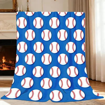 Baseball Pattern Blanket for Fans of the Diamond