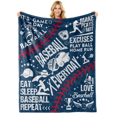 It's Game Day Baseball Blanket for Fans Who Live It